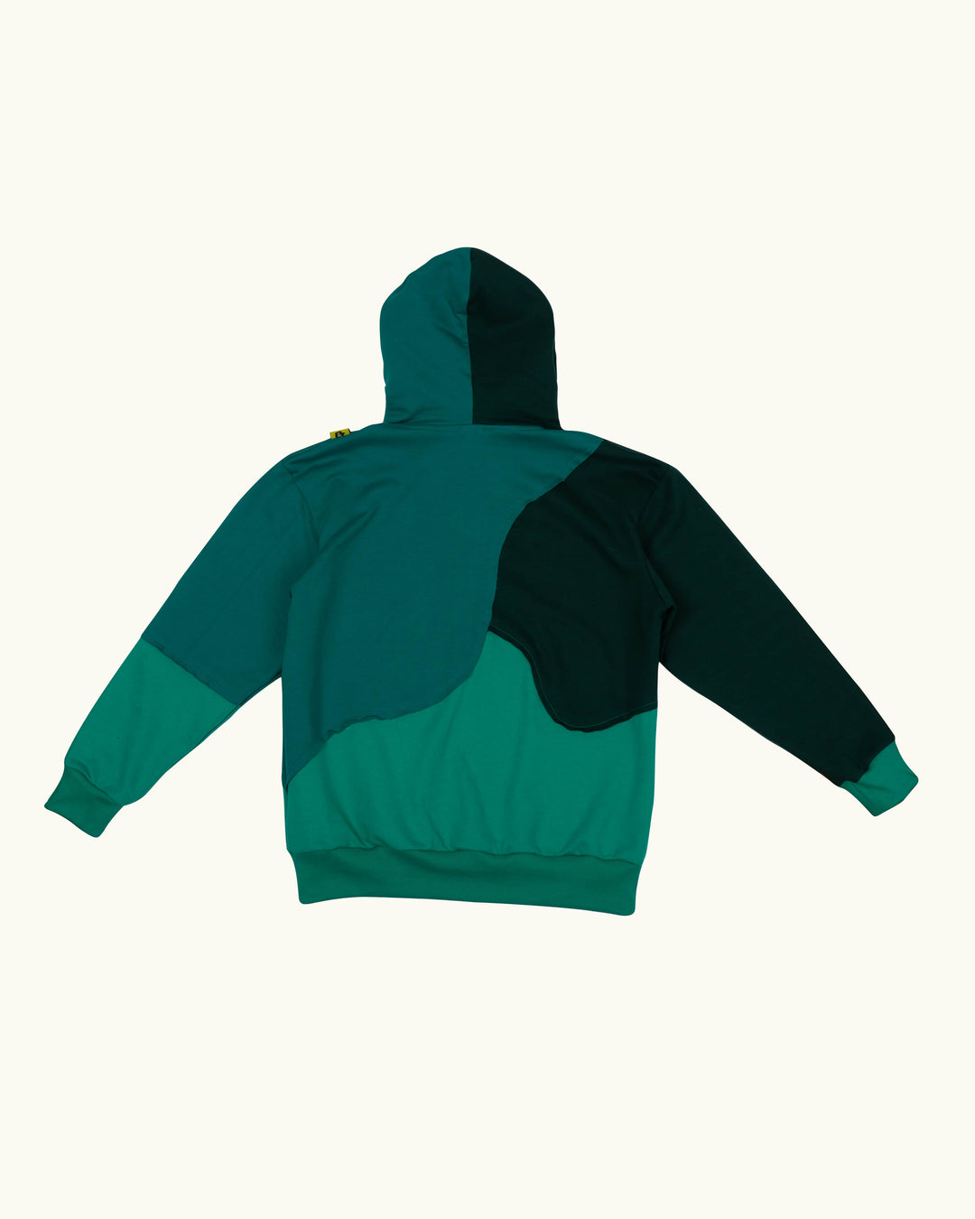 PATCH WORK GREEN//HOODIE