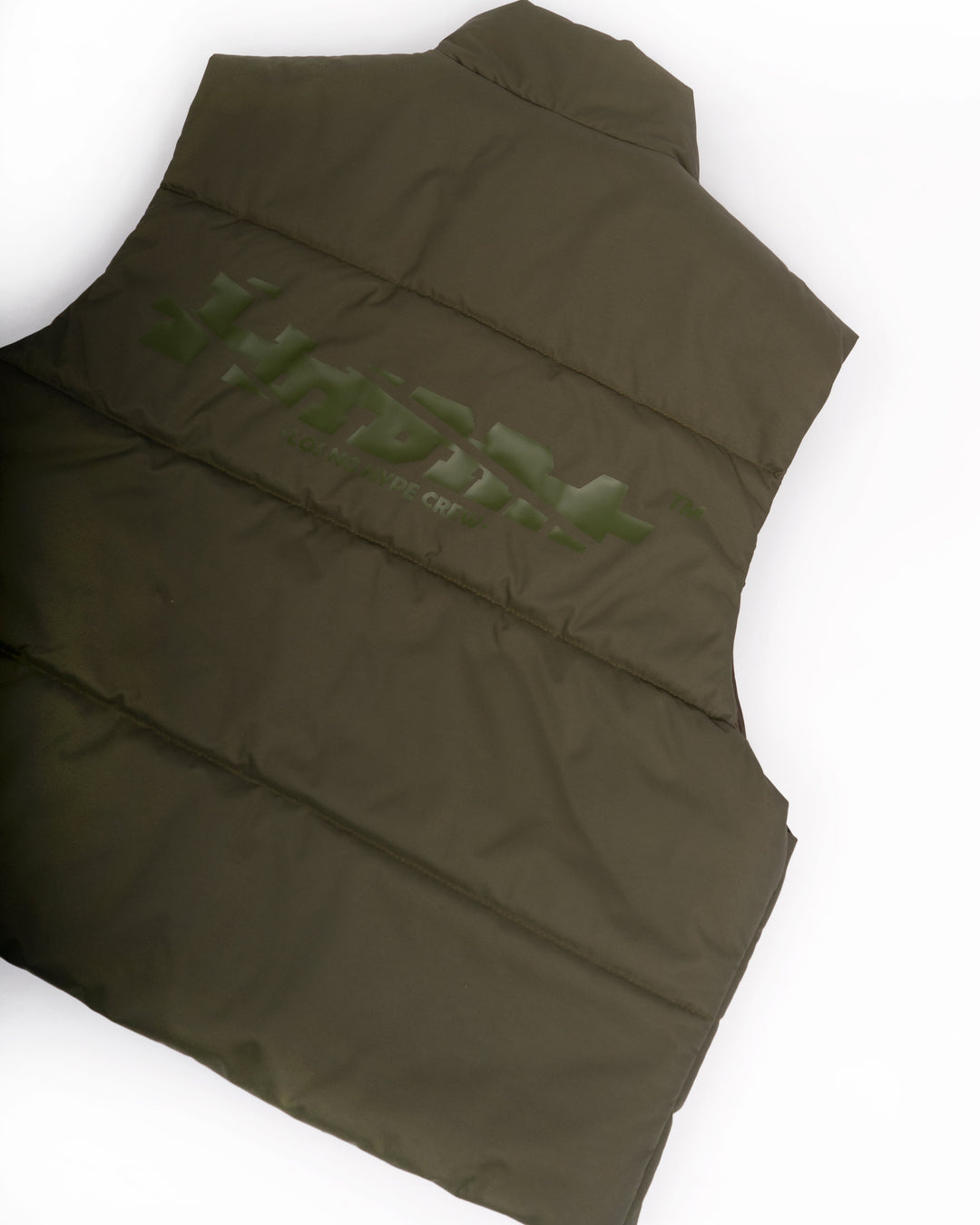 PUFFER GILET // BIG LOGO