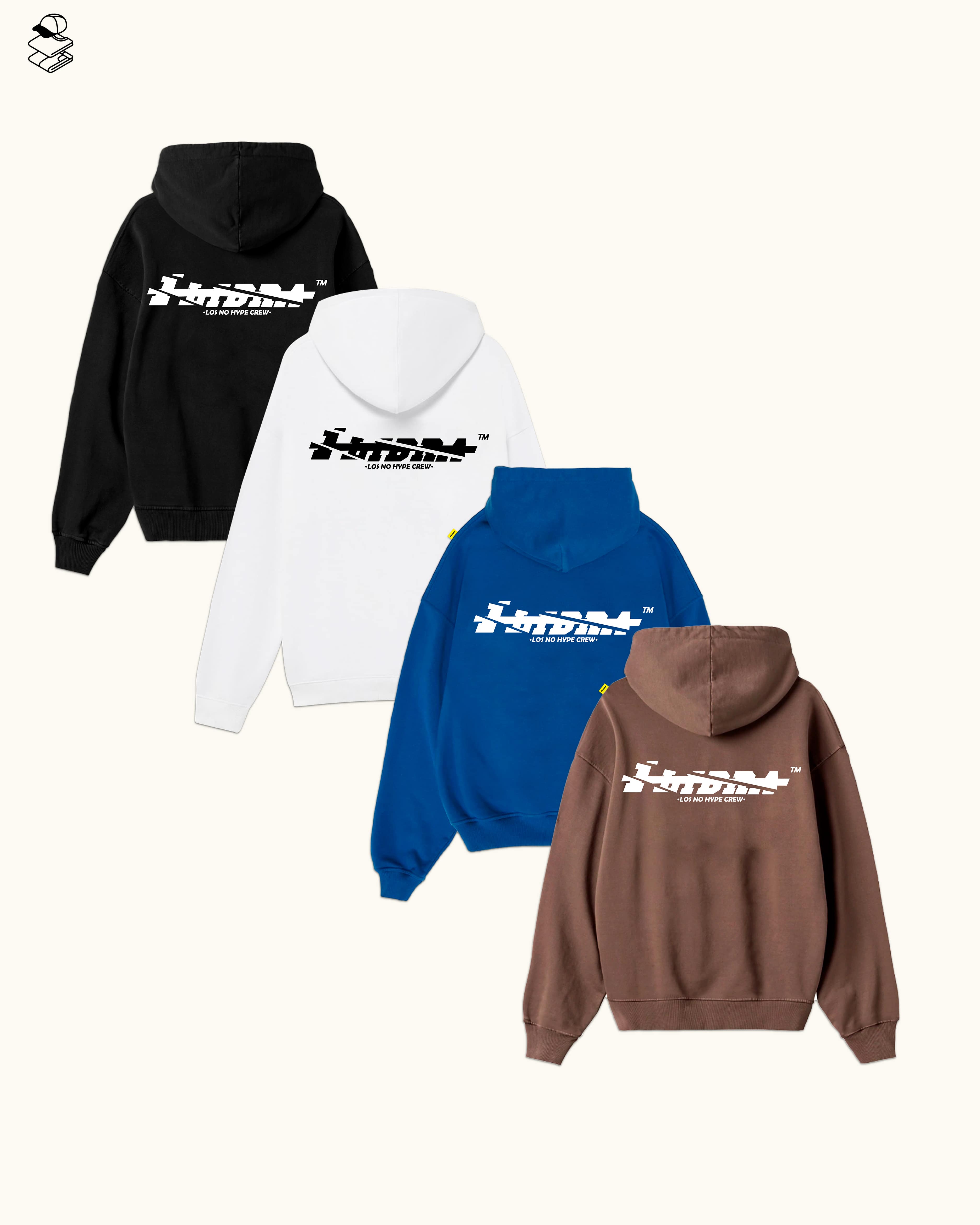 MEGA 4PACK HOODIE // BIG LOGO ESSENCIAL