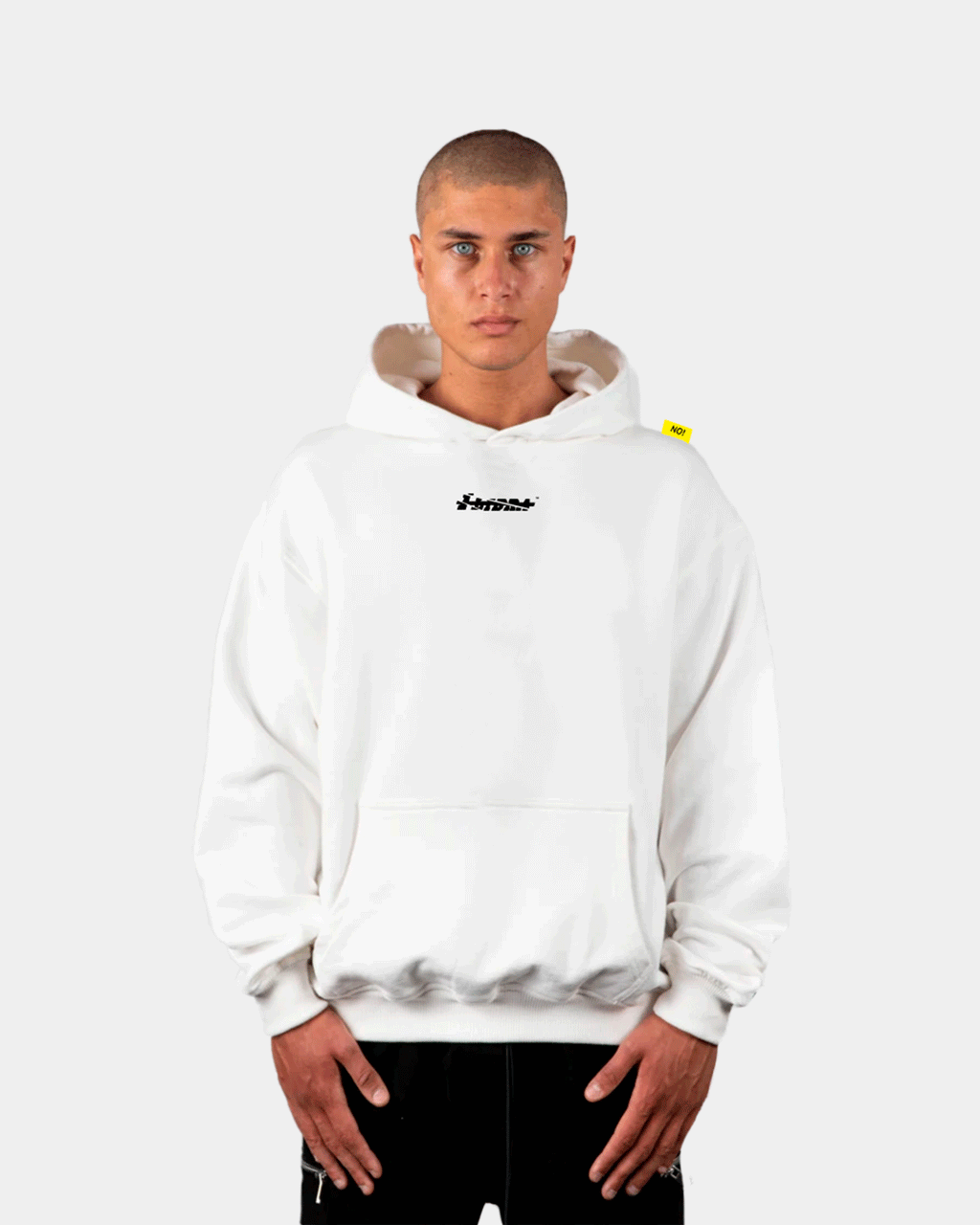BASIC MINI LOGO//OVERSIZED HOODIE
