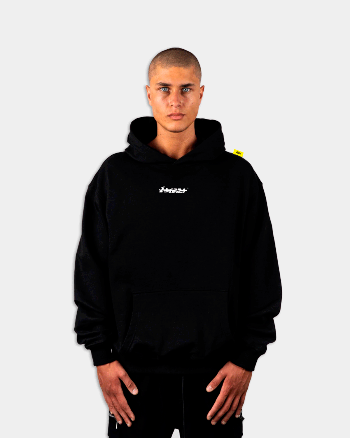 BASIC MINI LOGO// OVERSIZED HOODIE
