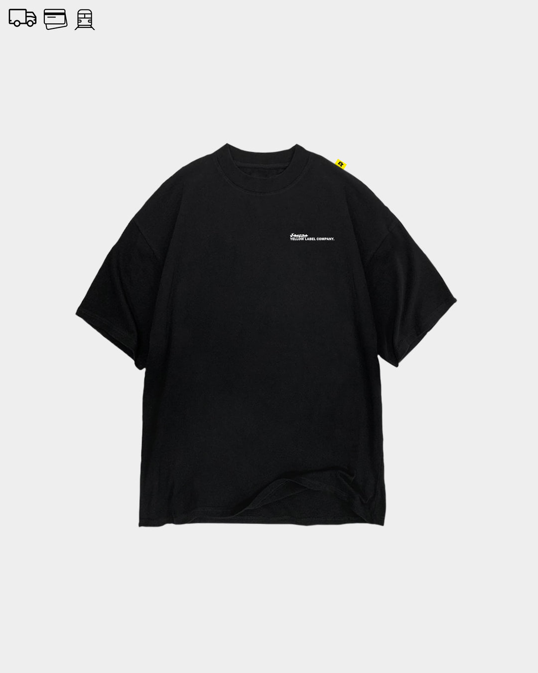 "BASIC YELLOW FONT"//TEES OVERSIZED